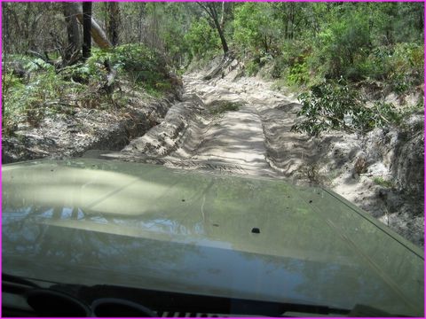 ... et sur cette �le des pistes... � s'y ensabler, mais Prosper passe comme un chef !