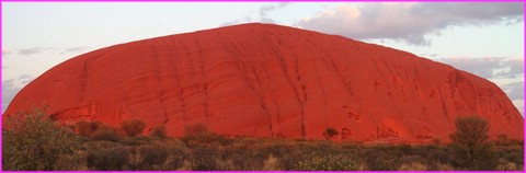 Lever de soleil sur ... Uluru face Est