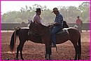Quand 2 cowboys se rencontrent et discutent ... 