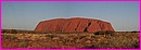 Coucher de soleil sur Uluru face Ouest