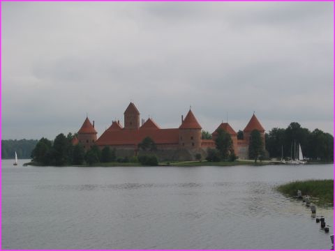 Le trés beau chateau de Trakai (Lituanie)