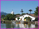 Jolie �glise � Paraty, ville coloniale