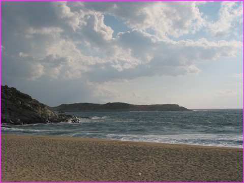 Premier contact avec la Grce, ses plages, ses eaux bleues, son soleil ..... sur la presqu'ile de Sithonia