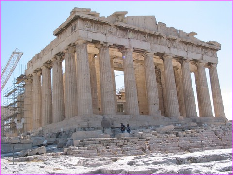 On ne pouvait pas ne pas retourner le voir, ce beau Parthnon   l'Acropole d'Athnes