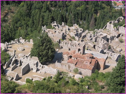 Vue dominante du site de Mytras