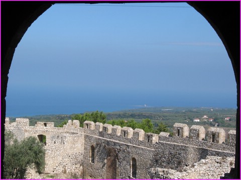 Vue depuis le ch�teau de Kastro