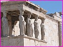 L'Erechthion et ses colonnes en forme de femmes pas trs loin du Parthnon