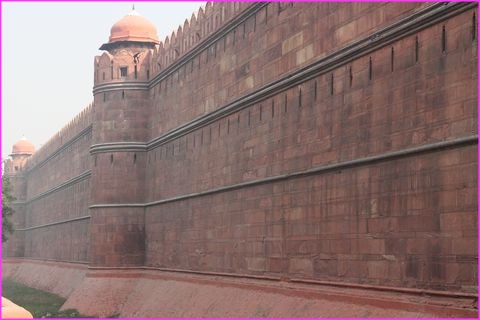 La belle ceinture du Fort Rouge  Delhi