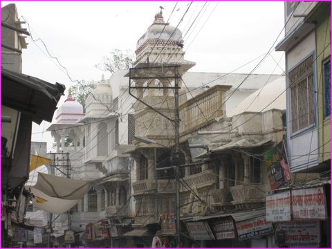 Beaux restes dans le vieux Udaipur