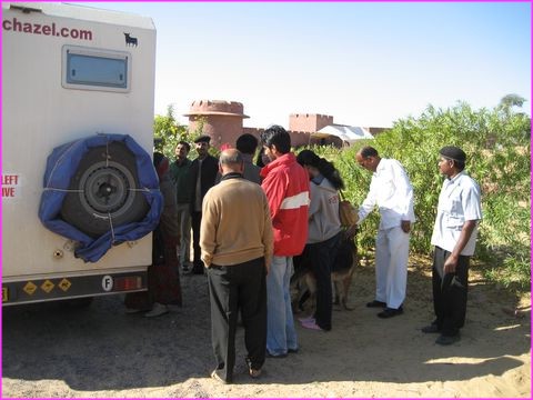 Une visite de la famille Royale de Jodpur dans Prosper