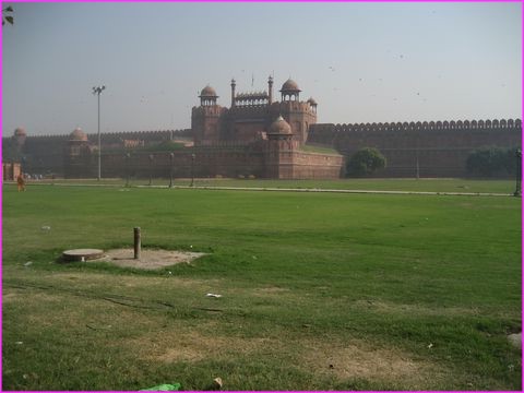 La belle ceinture du Fort Rouge  Delhi