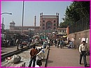 La Jama Masjid (mosque) la plus grande de l'Inde (25.000 