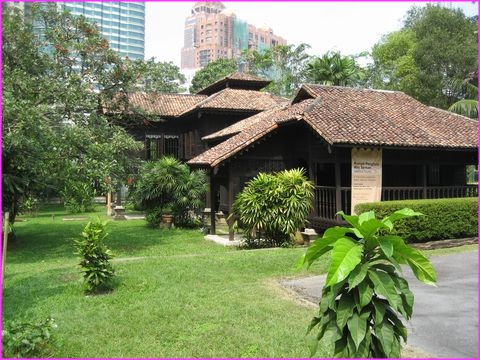 Une maison Malaise traditionnelle