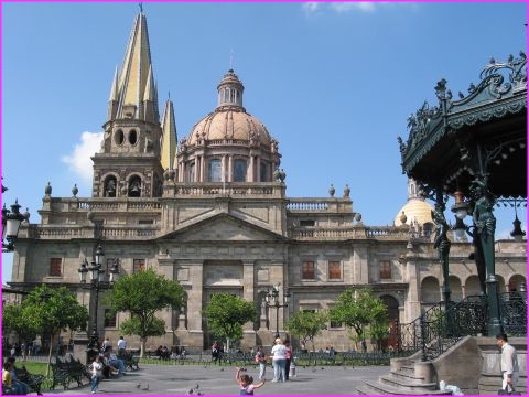 La majestueuse cathdrale de Guadalajara