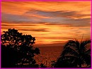 Un beau coucher de soleil sur le golfe du Mexique  Campeche