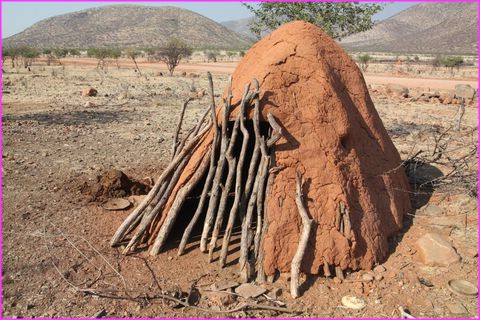 Fermeture de s�curit� sur une hutte Himba (certifi�e assurances)
