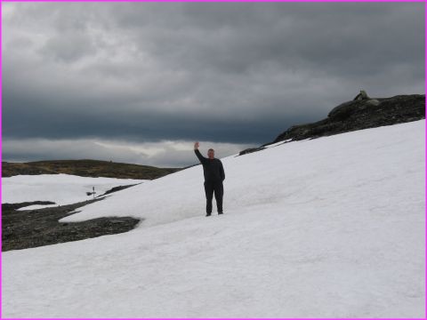 Premier contact avec la neige sur ce n�v�