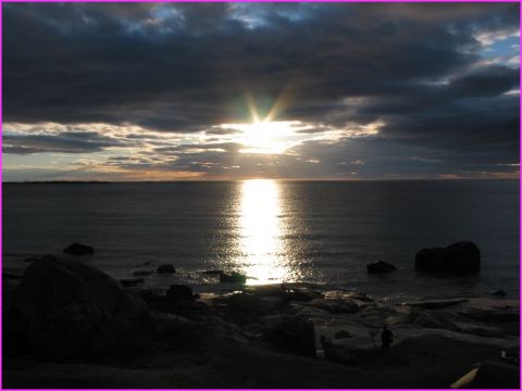 le soleil de avant minuit � Utakleiv