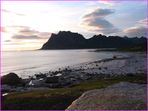 Avec le soleil de minuit