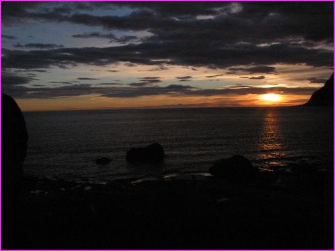 le soleil de minuit � Utakleiv