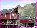 La ville de A aux Lofoten