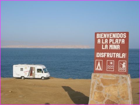 Des bivouacs sympas, o nous tions toujours seuls dans le Parc National de Paracas