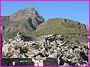 ... vue du mont Machu Picchu depuis le site