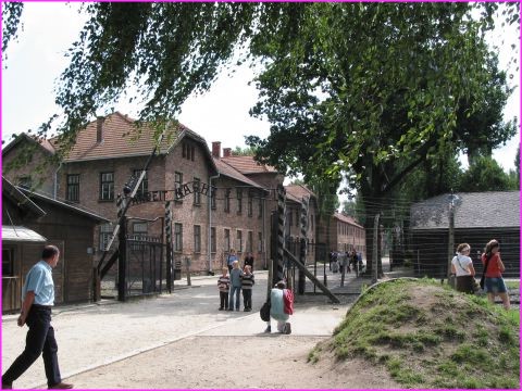 Entre du camp d'Auschwitz