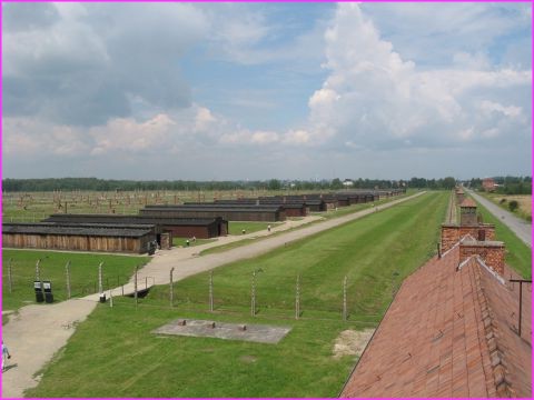 Vue gnrale du camp de Birkenau