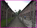 Intrieur du camp d'Auschwitz