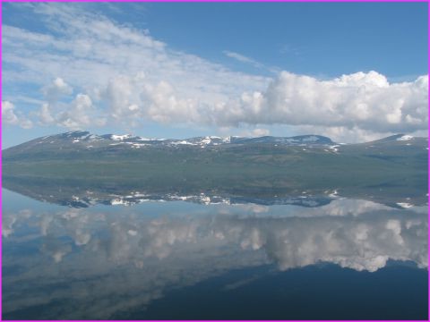 Merveilleux paysage pr�s du parc national d'Abisko