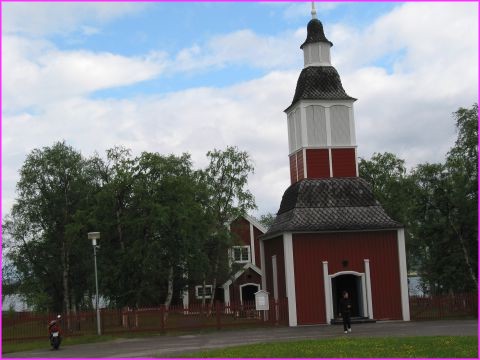 Jolie �glise de Jukkasjarvi