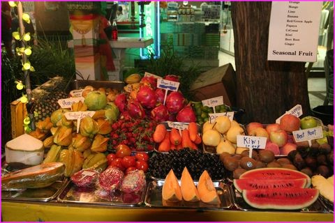 Encore de belles couleurs sur les �tals des march�s de rue