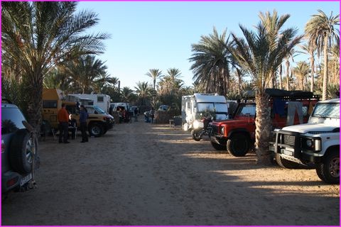 Le camping de Douz tait bien bien plein en cette priode de Festival