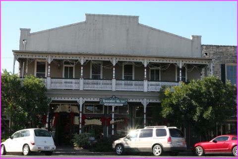 Belle faade  Fredericksburg, cette ville construite par des Allemands