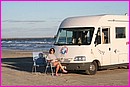 Encore un bon bivouac au bord du golfe du Mexique, sur la plage !