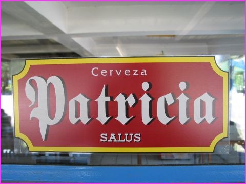 Patricia a trouv bire  son nom ici en Uruguay
