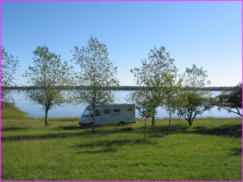 Un autre bivouac de rve, ici au barrage de Pas de Palmar